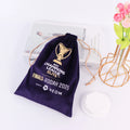 Personalized Custom Drawstring Gift Bag Logo Print Cosmetic Storage Velvet Dust Bags with String