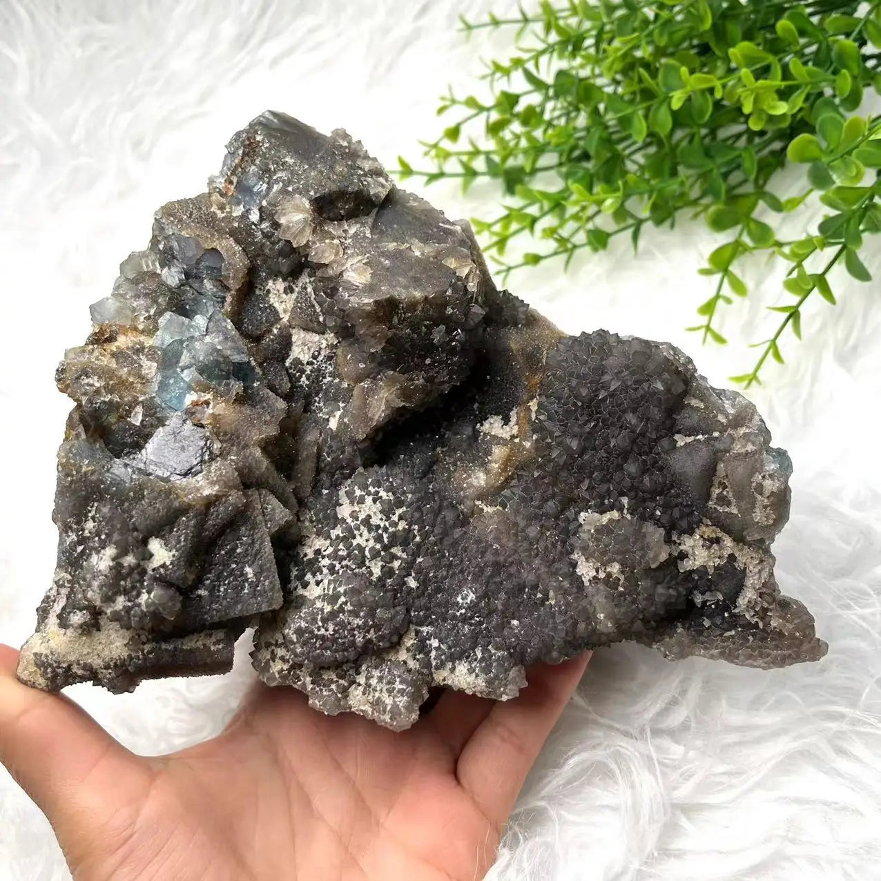 Wholesale Natural High Quality Crystal Beautiful Polished Fluorite Raw Stone  for Decoration