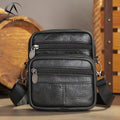 Andong Leather Crossbody Shoulder Bag for Men Genuine Cow Leather Messenger Bags Fashion Casual Small Belt Waist Pack 3205
