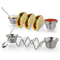 Wholesale Mexican Upgrade Pancake Shell Stand up Holders with Sauce Cup Set