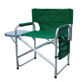 Tuoye Wholesale Folding Directors Chair Outdoor Camping Chair Makeup Artist Chair With Side Table With Pockets