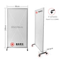 Foldable and Single Wall Room Divider Portable Free Standing Easy to Fix up Aluminum Modular Display Stand