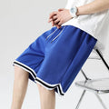 Wholesale Custom Logo 100% Polyester Mens Basketball Shorts Fashion Sport Running Custom Mesh Shorts Casual Style Solid Pattern