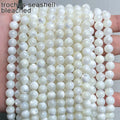Wholesale Trochus Yellow Sea Shell Spacer Beads Mother of Pearl for Bracelet Jewelry Making 4mm 6mm 8mm 10mm 12mm