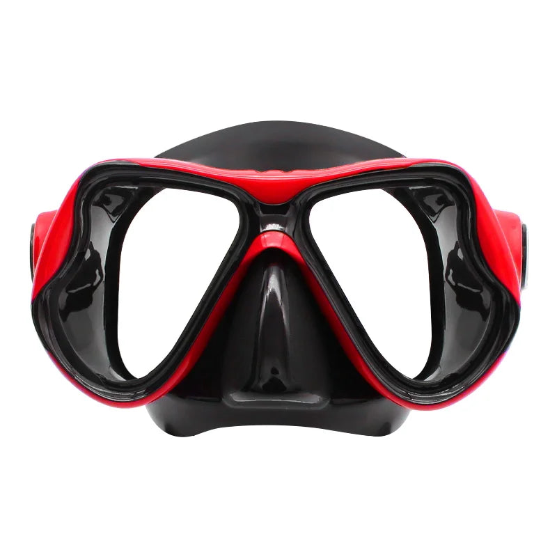 Underwater Big Nose Scuba Snorkelling Mask DoubleFront Lens Tempered Glass Scuba Diving Mask for Adult
