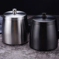 Outdoor Ashtray with Lid for Cigarettes Smokeless Stainless Steel Ash Trays Unbreakable Modern Ashtray