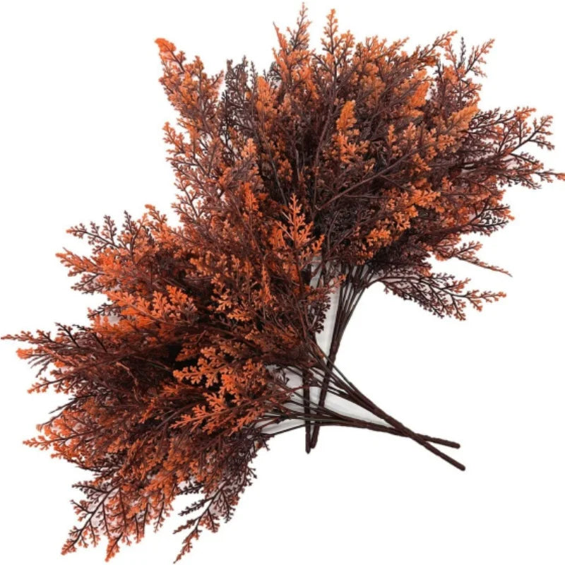 Artificial Ferns Plants Plastic Leaves Shrubs Stems Realistic Boston Grass for Home Garden Party Office Wedding Christmas Decor