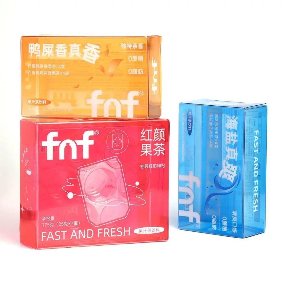 Customized PVC PET Transparent Plastic Square Packaging Box Printed Color Plastic Pet Box Tea and Coffee PP Food Grade Box