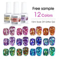 MissGel Glitter Gel Professionnel Wholesale Supplies UV Led Naturel Glitter Gel Permanent Vernis Ongles