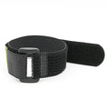 Reusable 10mm to 110mm Adjustable Self Adhesive Nylon Same Side Fasteners Hook and Loop Cable Ties Strap With Buckle