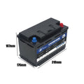 Long Life YICHEN YCST-NA1280-S Automotive Starting Rechargeable 12V 80Ah Sodium-ion Battery 1700CCA 992Wh -40~90 5 Year