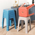 Wholesale Household Portable Plastic Stools Waterproof Living Room Bathroom Simple Colorful Plastic Stool Chair