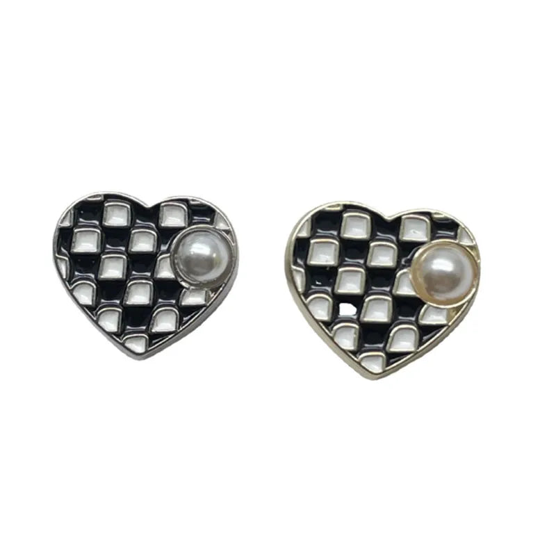 Heart-Shaped Pearl Drop-On Sew-On Buttons Decorations Garments Bags Wedding Dresses Shoes Hair Accessories Shank Buttons
