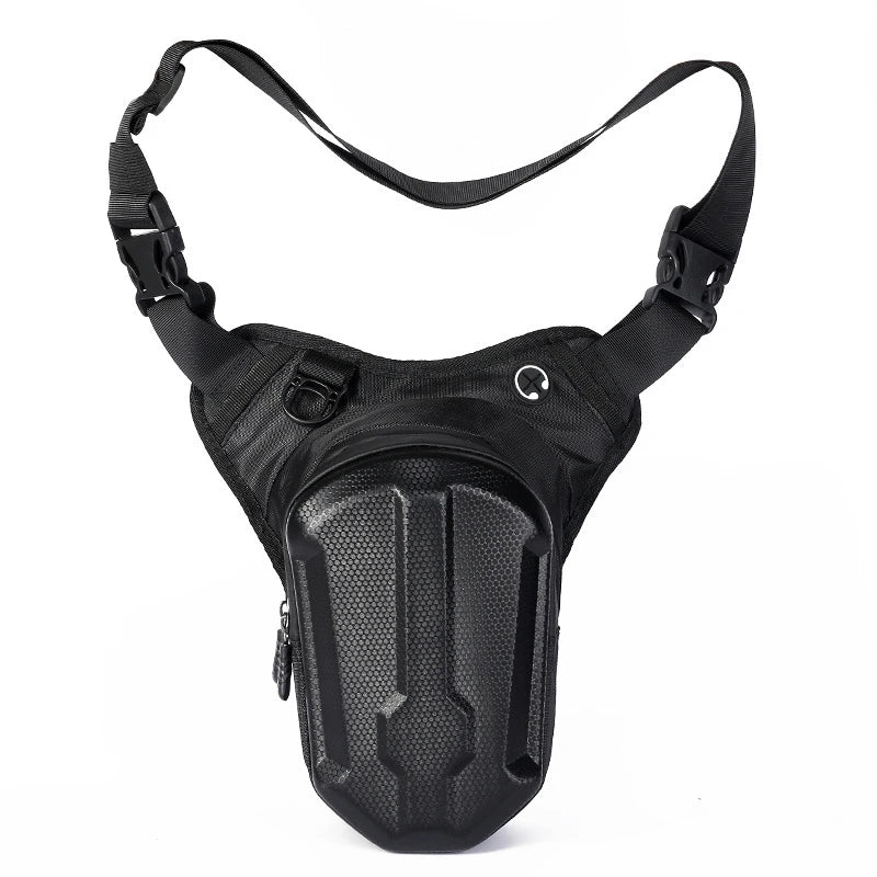 SG0294 New Black Motorcycle EVA Thigh Bag Multi-functional Leg Pouch Crossbody Bag Outdoor Waterproof Fanny Pack