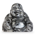 Huiying Handmade funny animal figurines natural labradorite crystal carving buddha statue for crystal gift