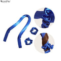 Wanmei Slacker Hair Curl Stick PET Foam Stick Color Cloth No Heat Curler with Belt Big Wave Wavy Hair 3 Piece