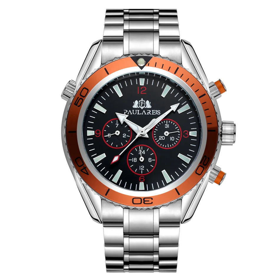 Top Luxury Brand Men Watches Fashion Full Calendar Week Date Mechanical Casual Males Business Watch Automatic Relogio Masculino