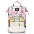 Purorigin Multi-Function Waterproof Neoprene Backpack Diaper Bag USB Maternity & Baby OEM Print Polyester for Mommy and Baby