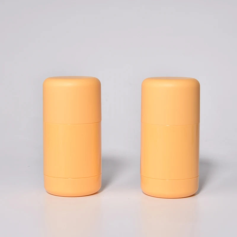30ml Twist up Stick Tube Round Bottom pp Empty Biodegradable clear Plastic Deodorant Container Roll on Bottles