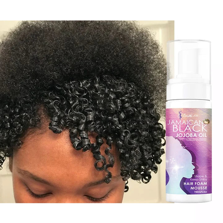 24Hr Hi-Definition Curl and Wave Mousse Edge Control Hair Styling Foam Mousse for Edges