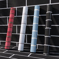 Modern Geometric Waterproof Fireproof Self-Adhesive PVC Vinyl Wallpaper Rolls Wood Slats Customizable Size for Household Wall