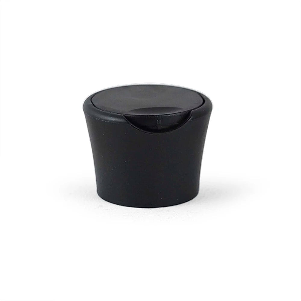 Wholesale 24mm 24/410 Unique Shape Plastic Disc Top Cap Press Cap Dispensing Cap for Cosmetic Packaging
