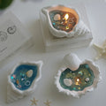 Customizable Logo Fragrance Souvenir Wholesale Scented Candles Set Gift Box Smokeless Jelly Wax Art Home Decor Scented Candles
