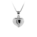 925 Jewelry Wholesale Dangle Necklace Charms Sterling Silver Heart Shape for Jewellery