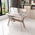DIY Modern Eco-friendly Wooden Office Desk with No Screws Flat Packing for Home or Commercial Use MegaBDM