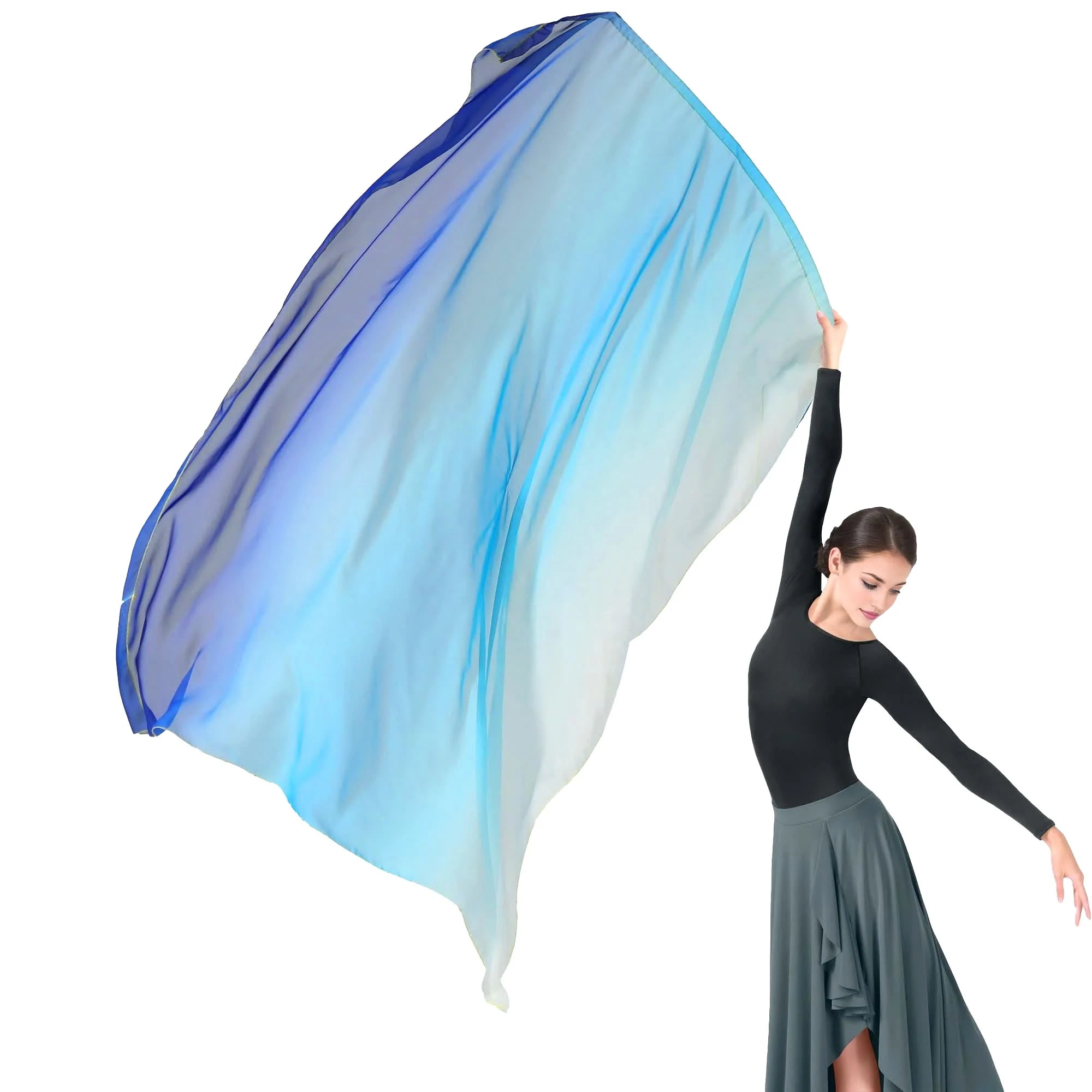 Prophetic Praise Dance Worship Flags Women Dance Ministry Rectangle Flags
