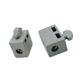 Gray Interval Panel Mounting Block for Aluminum Profile & Glass 6/8/10 Slot Nylon Material Easy Installation MegaBDM