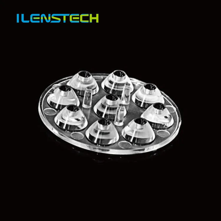 25 Degree Multi-lens Round Array Lens 9 Optics in 1 45mm Module Led Lens