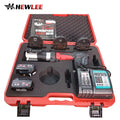 HEWLEE HZT-50 42KN VUS1/23/411-1/21-1/42 Compact Battery Pipe Crimping Tool for Copper PEX Pipe Electric Hydraulic Jaw Tool