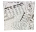 Hot Sales Newspaper Greaeproof Wrapping Hamburger Paper Wax Paper Food Wrapping Oily Food Sandwich Burger Wrap Paper
