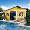 Prefabricated Modular Folding Homes 20ft 40ft Luxury Mobile Expandable Container House 2 3 Bedrooms with Roof