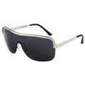 New Fashion Half Frame One-piece Y2K Spice Girl Wind Net Red With the Same Trend Personality Driving Sunscreen Sunglasses