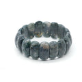 Wholesale Fashion Jewelry Natural Nugget Stone Bracelets & Bangles Natural Moss Agate Bangle for Women Agate Bracelet