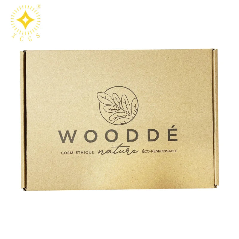 100% Biodegradable Paper Custom Bio Foldable Kraft Paper Box Biodegradable Packaging  Heavy Duty Shipping Box Corrugated Boxes