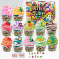 OEM/ODM Two-Tone Butter Slime Kit: Custom Logo & Packaging Dual-Color Slime Set.Wholesale Bulk Craft Toy & Party Favors for Kids