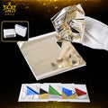 14*14cm 1000 Sheets/Pack Gilded Statues Handmade Gifts Decor Antique Silver Crafts Pasting Leaf Sheet