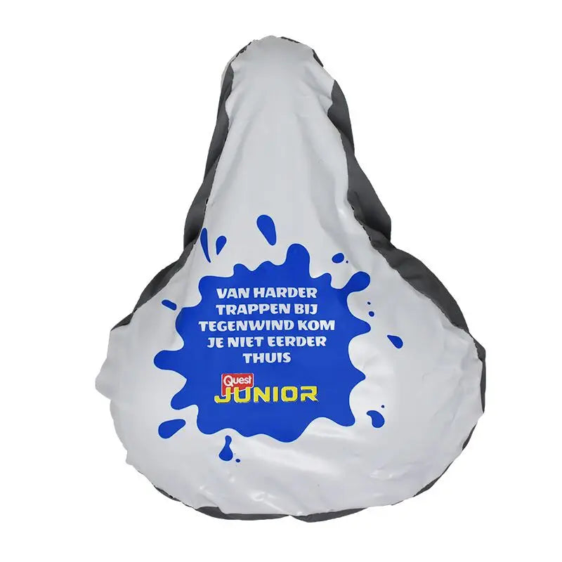 Customized Bike Saddle Rainproof Cover Polyester Waterproof Bicycle Seat Protective Sleeve with Logo for Cycling Use