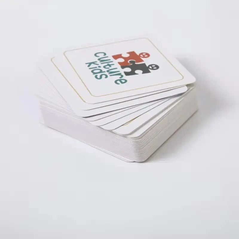Custom Educational Playing Cards for Kids Fun Machine-Learning Tool for Children's Learning