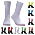 Anti Slip Silicone Summer Aero  Whiteline Cycling Socks Men Bicycle Sport Running Bike Socks Calcetines