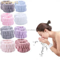 Hot Sales Custom Fashionable Bow Spa Headband Set Water Absorbing Wrist Strap Make-Up Headband Design
