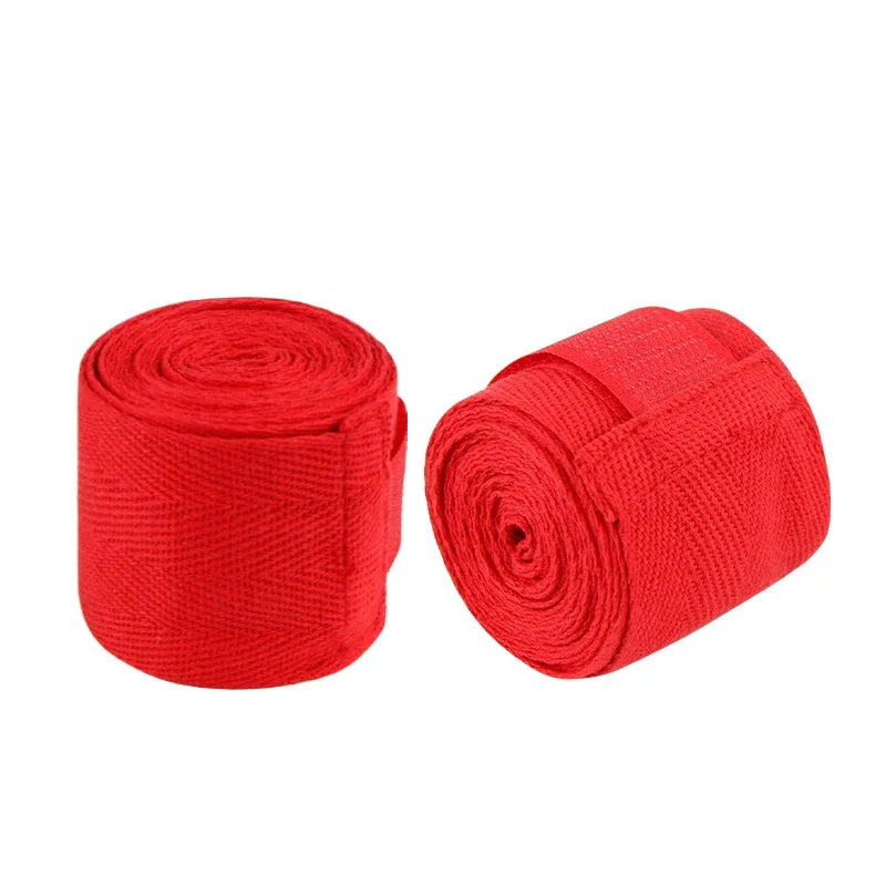 Customized Cotton Elastic Hand & Wrist Support Boxing Hand Wraps Tape for Kickboxing Training Gym Workout