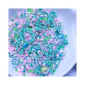 Romantic Themed Clay Slices Shell Flower Pearl Diamond Mixed Sprinkles Supplies Slime Crafts Filling