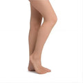 JW Wholesale Women Knitted Shimmer Tights Shimmery Stockings Light Toast Shiny Footed Pantyhose Dancewear
