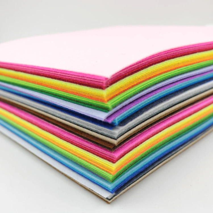 DIY Handmade Nonwoven Polyester Felt Fabric Sheets Roll-Eco-Friendly Medium Weight Customizable Size ULIKE Brand Home Textiles