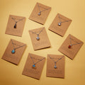 HOVANCI Obsidia Sun and Moon Necklace 9 Fashion Dolphin Natural Stone Zircon Paper Card Necklace