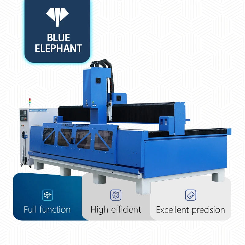 Multifunctional Cnc Router Bridge Saw Granite Marble Stone Cutting Machine With Grinding Polishing Drilling Milling